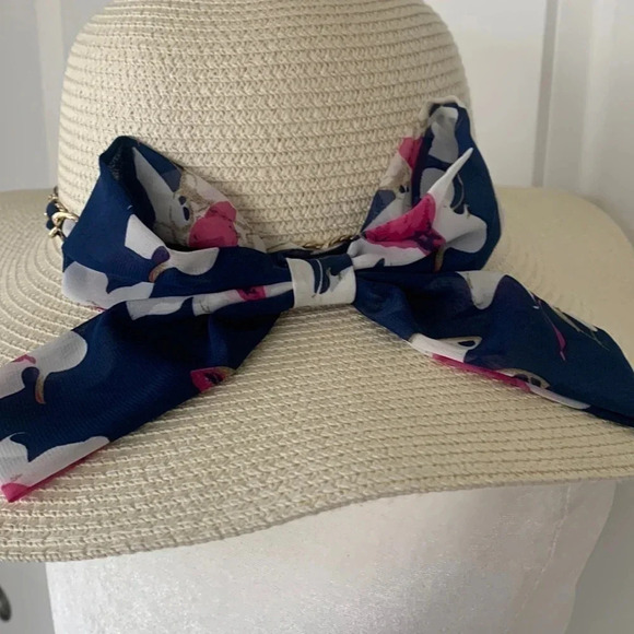 Ivory derby 🐎 floppy hat Napa wine tasting - Picture 2 of 7